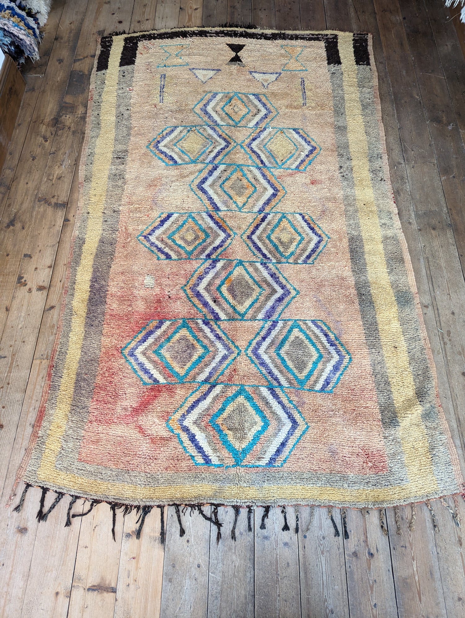 'Full of Diamonds' - Vintage Boujaad Rug