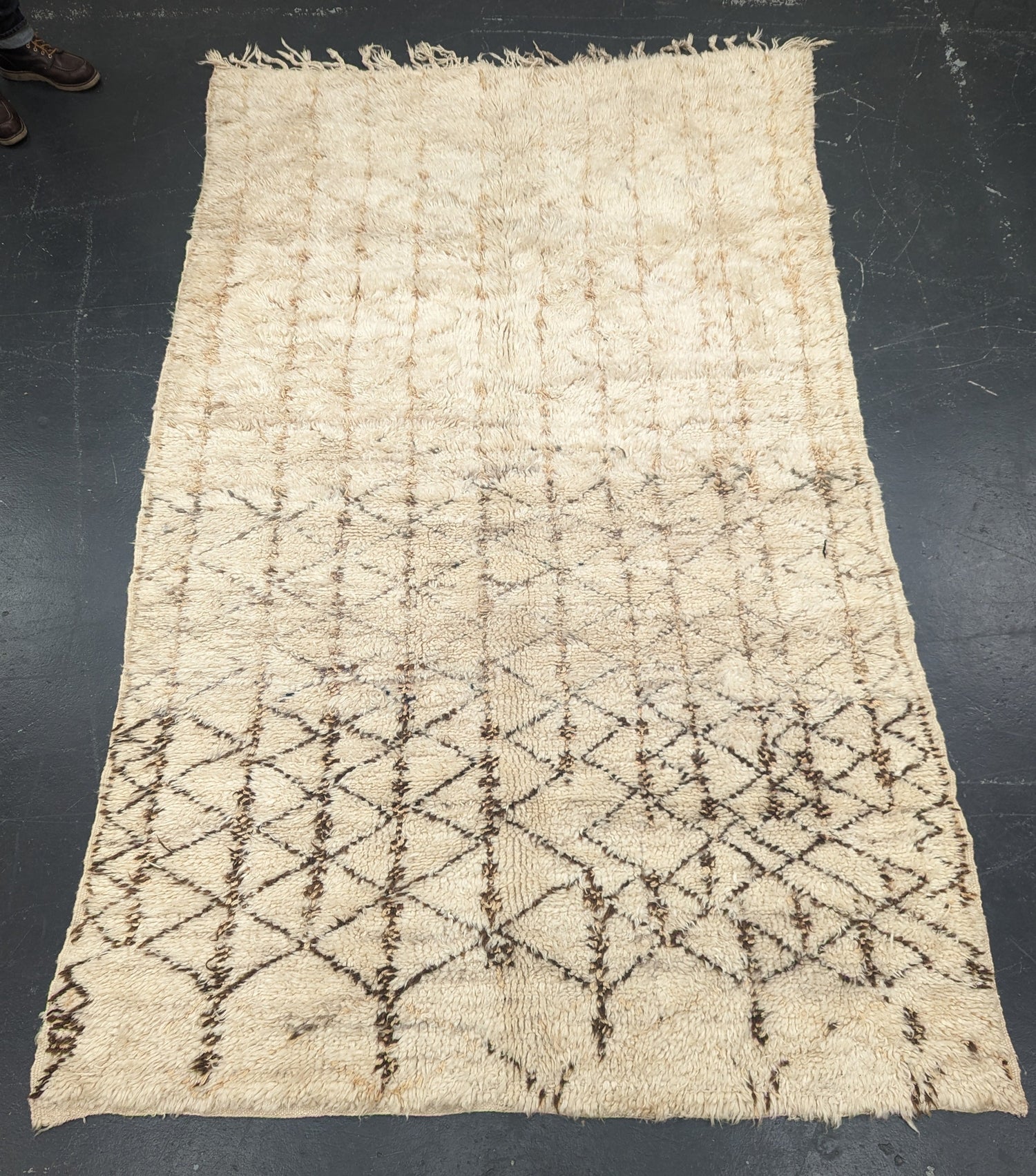 "Buttermilk" Vintage Beni Ourain Rug