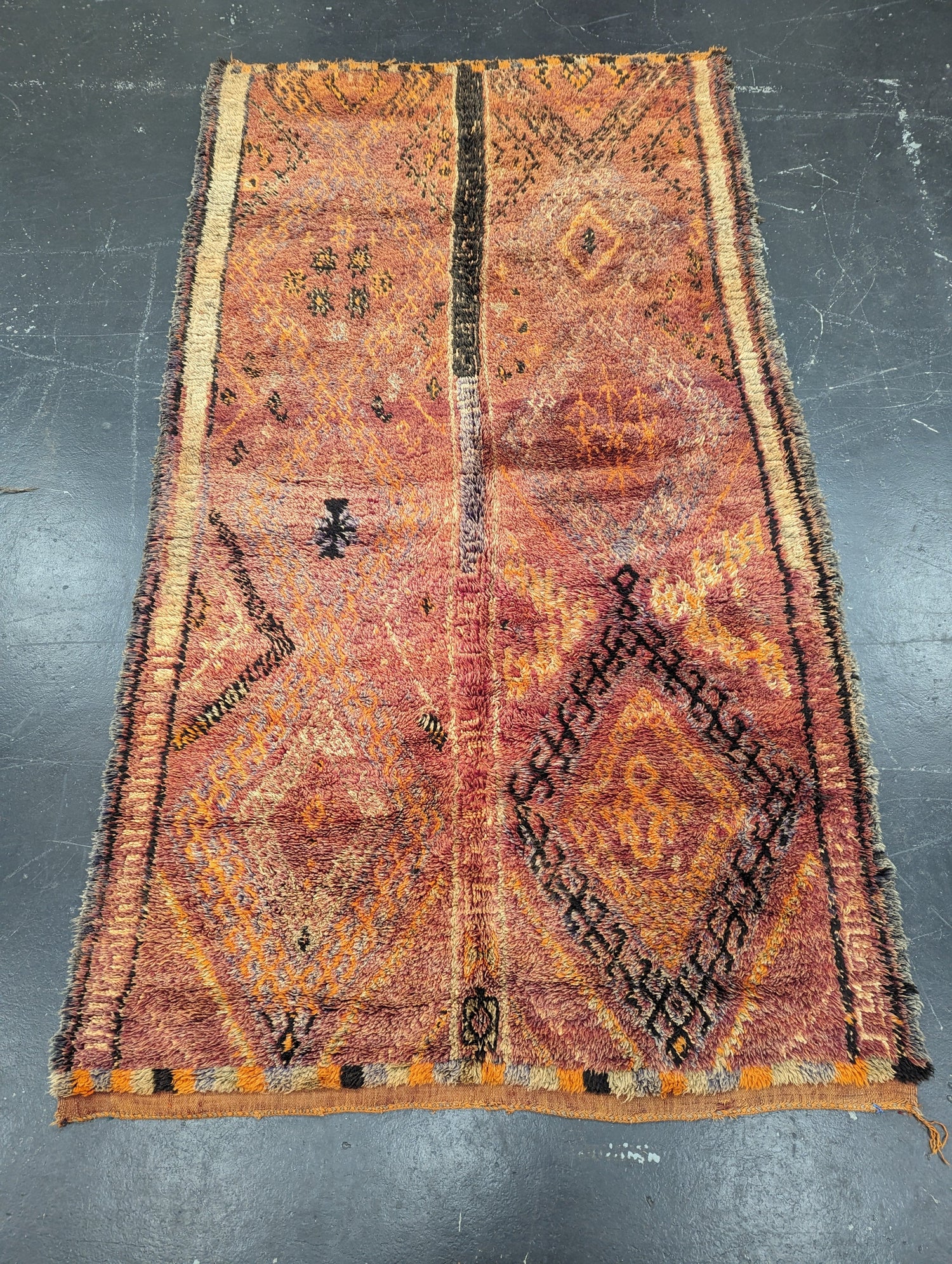 'Orange Melange' - Vintage Boujaad Rug