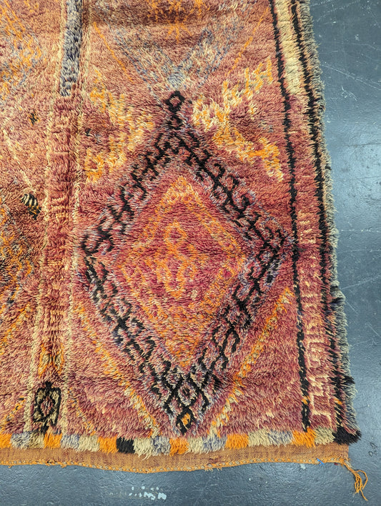 'Orange Melange' - Vintage Boujaad Rug