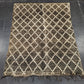 "Moleskin Diamonds" Vintage Beni Ourain Rug