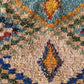 "Three Diamonds" Boucherouite Rug