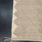 Beige Flatweave Kilim with embroidery detail