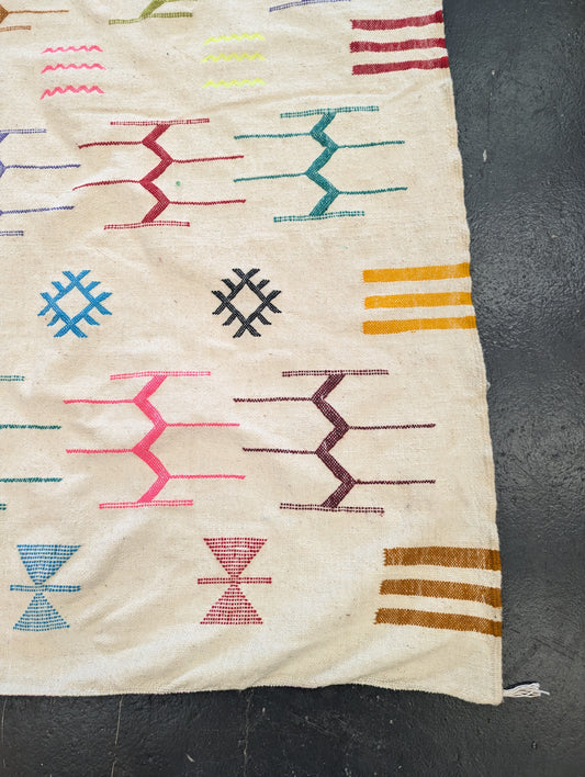 Whadzm ‘Rainbows’ flatweave kilim