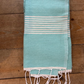 'Kaouki' Hammam Towel - Mint/White