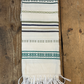 'Zaineb' Hammam Towel - teal jacquard