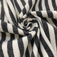 Black Striped Saharan Pompom Blanket