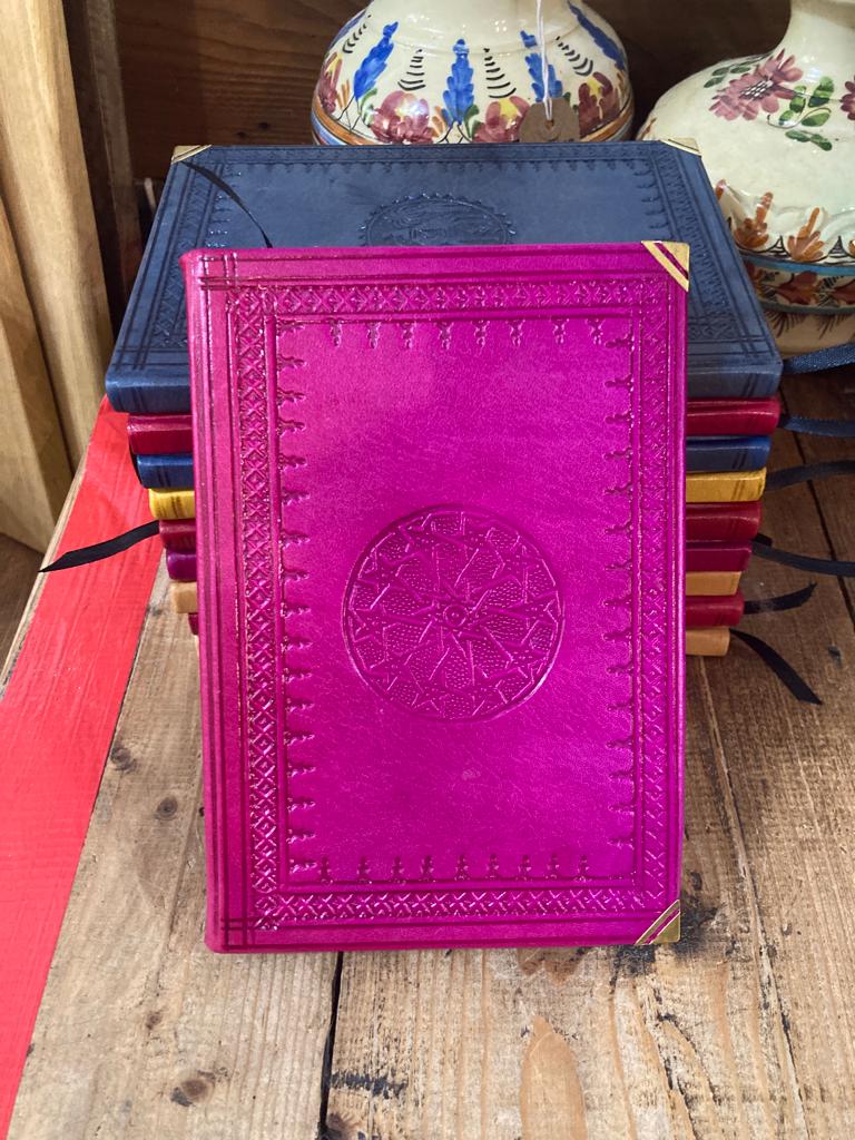 Handmade Embossed Leather Notebook