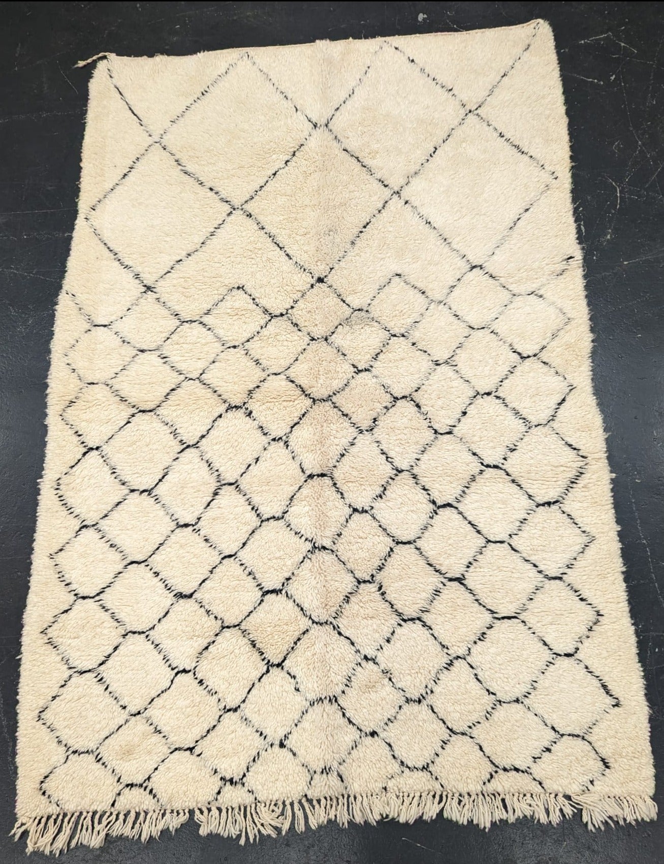 "Beehive Fade" Medium Contemporary Beni Ourain Rug