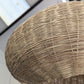 ‘Teardrop Pod’ woven wicker lampshade