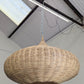 ‘Teardrop Pod’ woven wicker lampshade