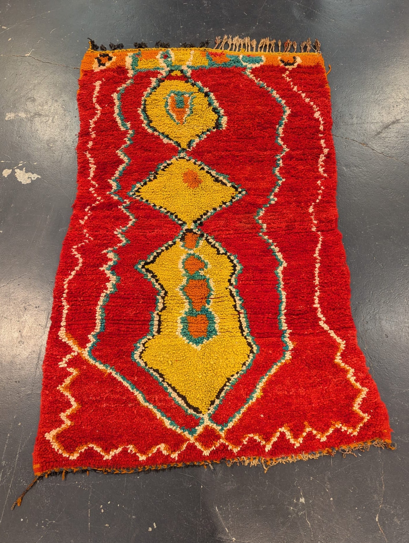 Antique 80's Azilal Rug