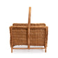 Wicker log basket - Open