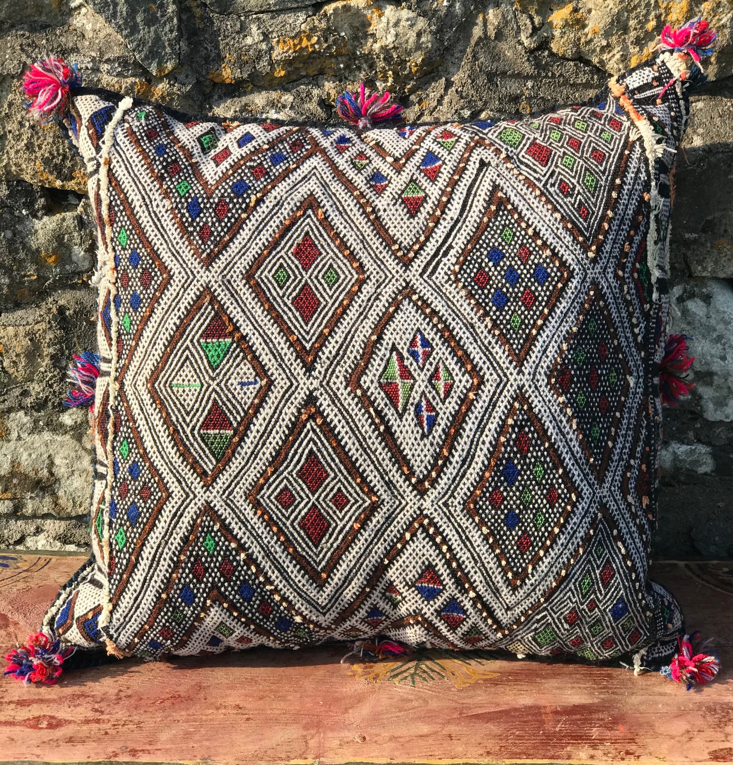 ‘Spice Route’ Antique Kilim Cushion